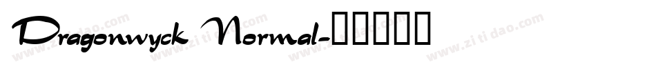 Dragonwyck Normal字体转换